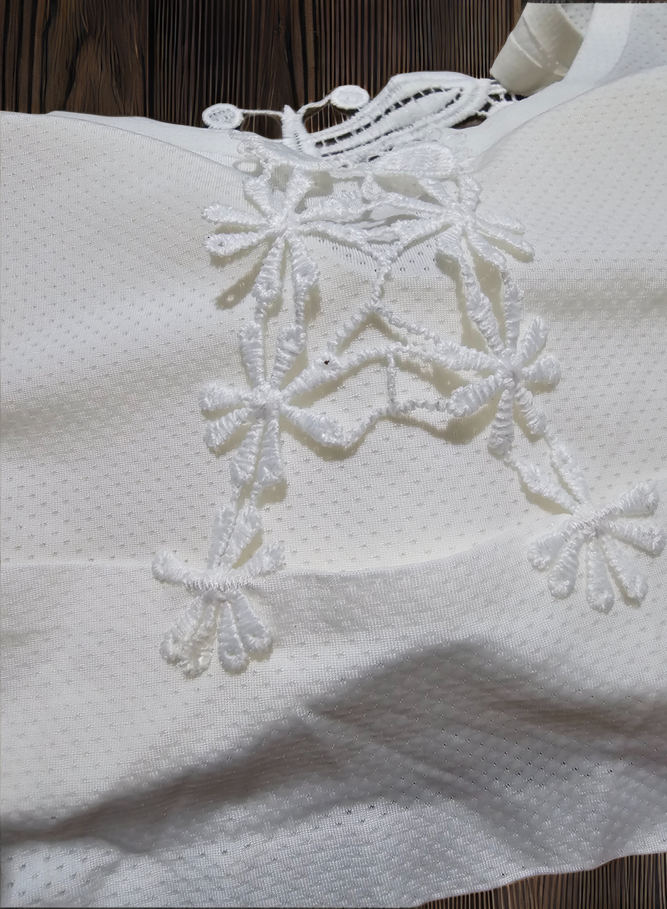 Sutien Sport Dry fit top nadador bordado